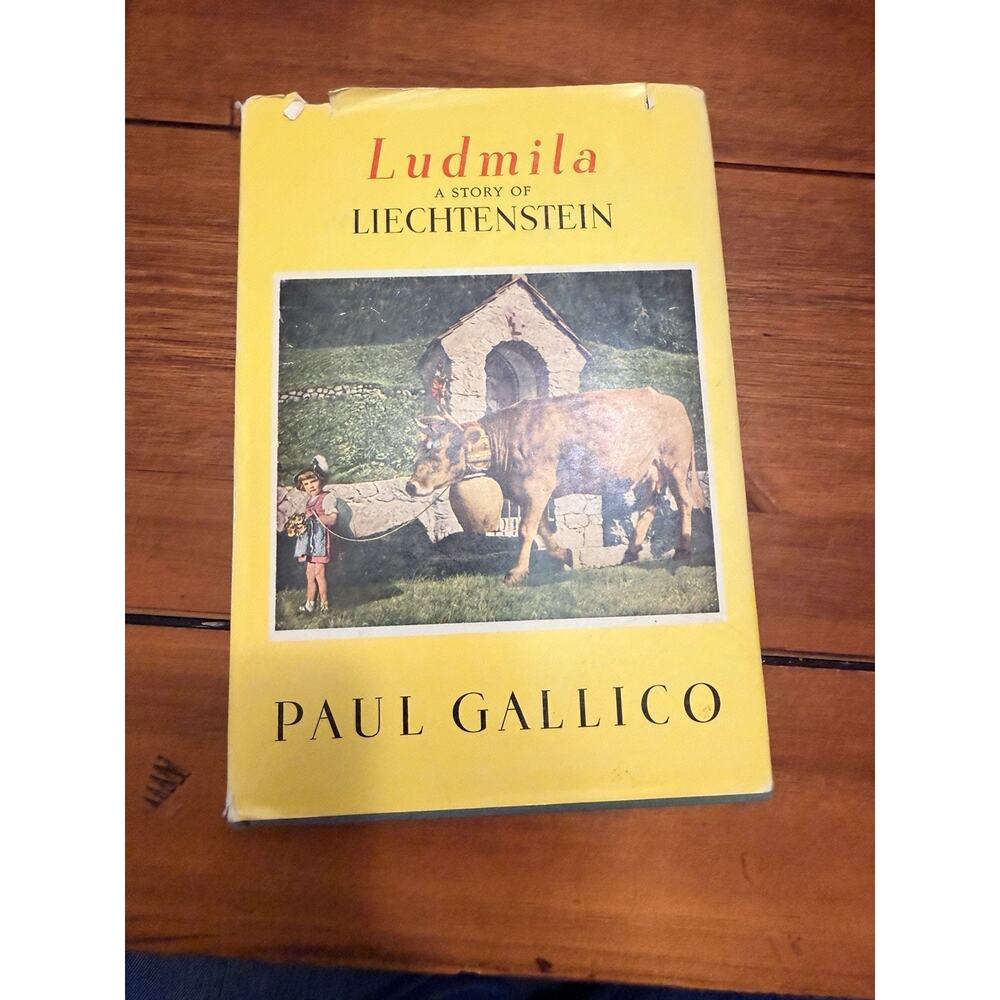 Ludmila Paul Gallico SIGNED Baron Falz-Fein Liechtenstein 1960 4th Imp w/ Jacket